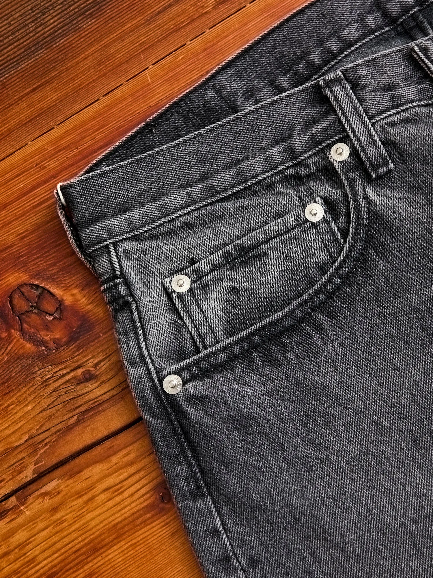 105 13.5oz Black Stone Denim - Standard Fit