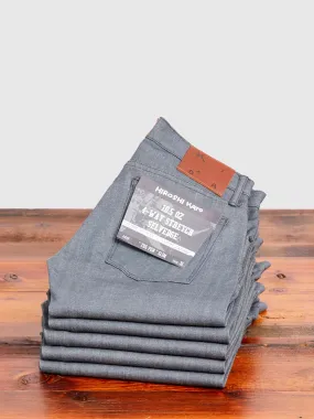 10.5oz Grey Stretch Selvedge Denim - Pen Slim