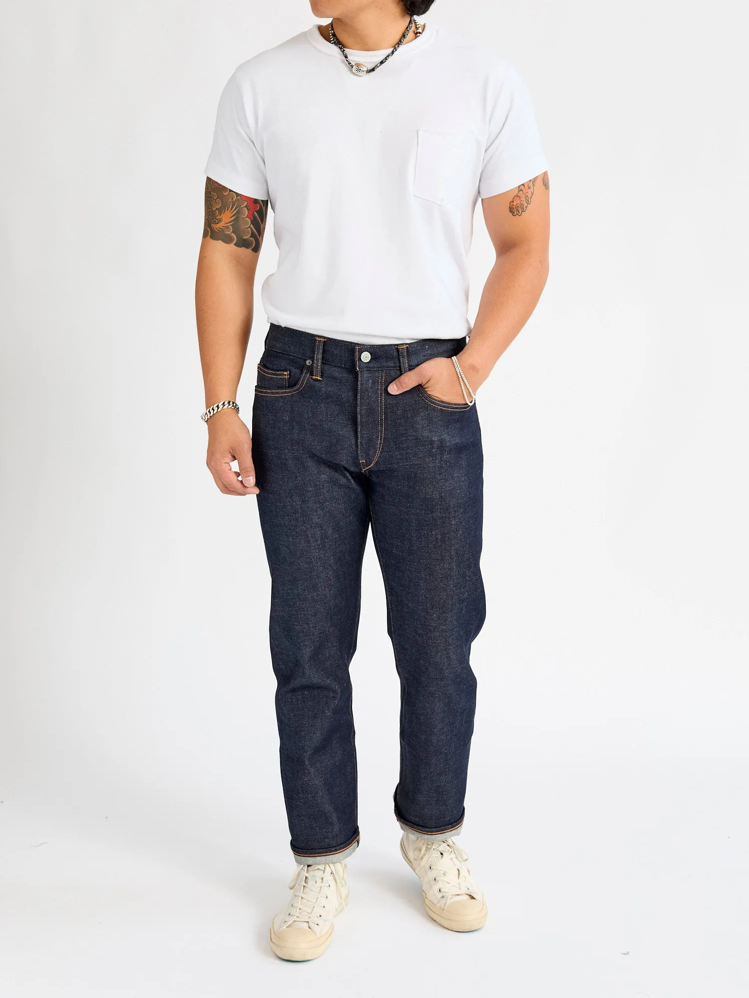 14oz Stretch Selvedge Denim - Hammer Straight