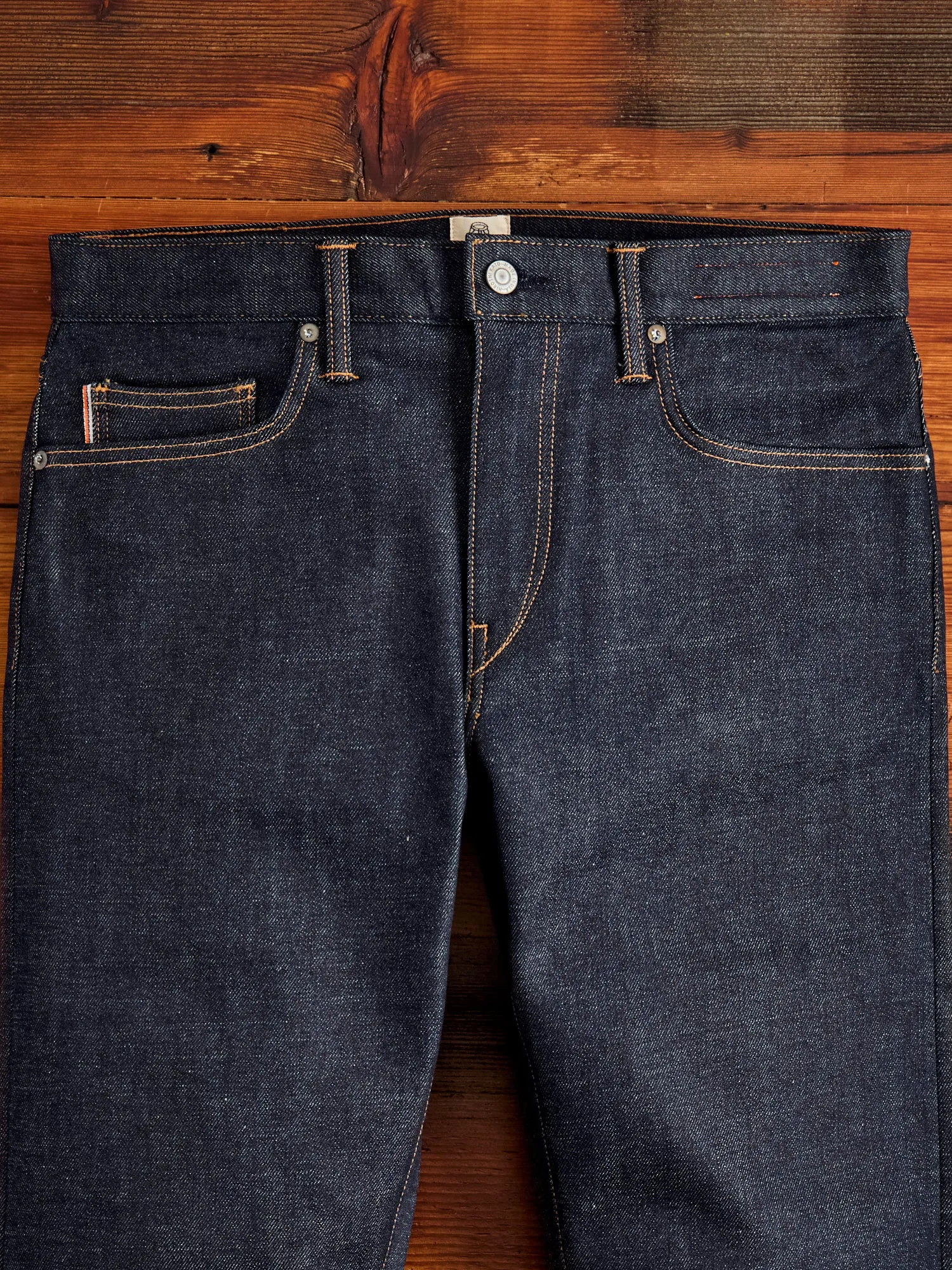 14oz Stretch Selvedge Denim - Hammer Straight