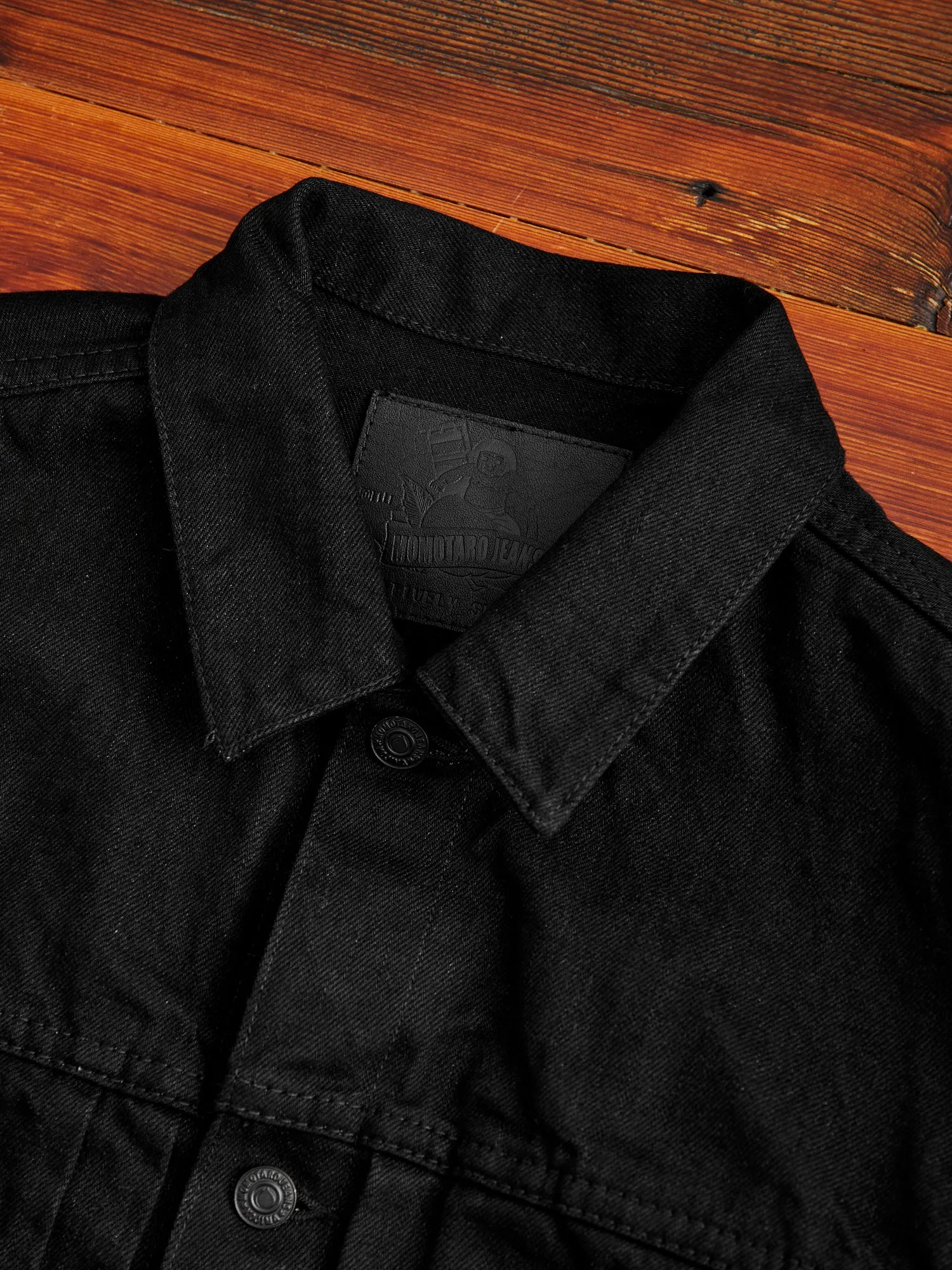 15.7oz Double Black Selvedge Denim Type-2 Jacket