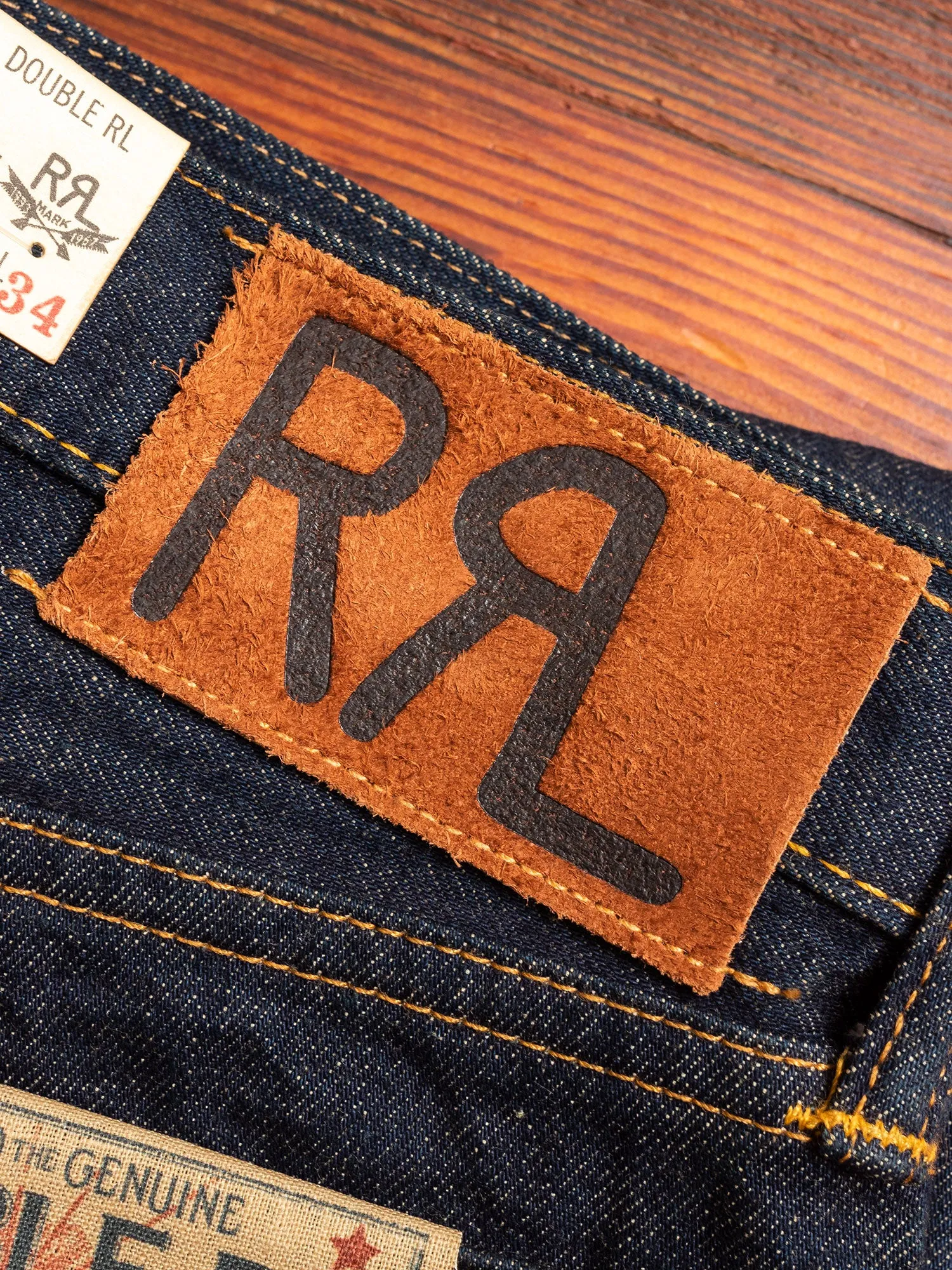 15oz Rinsed Selvedge Denim - Slim Fit