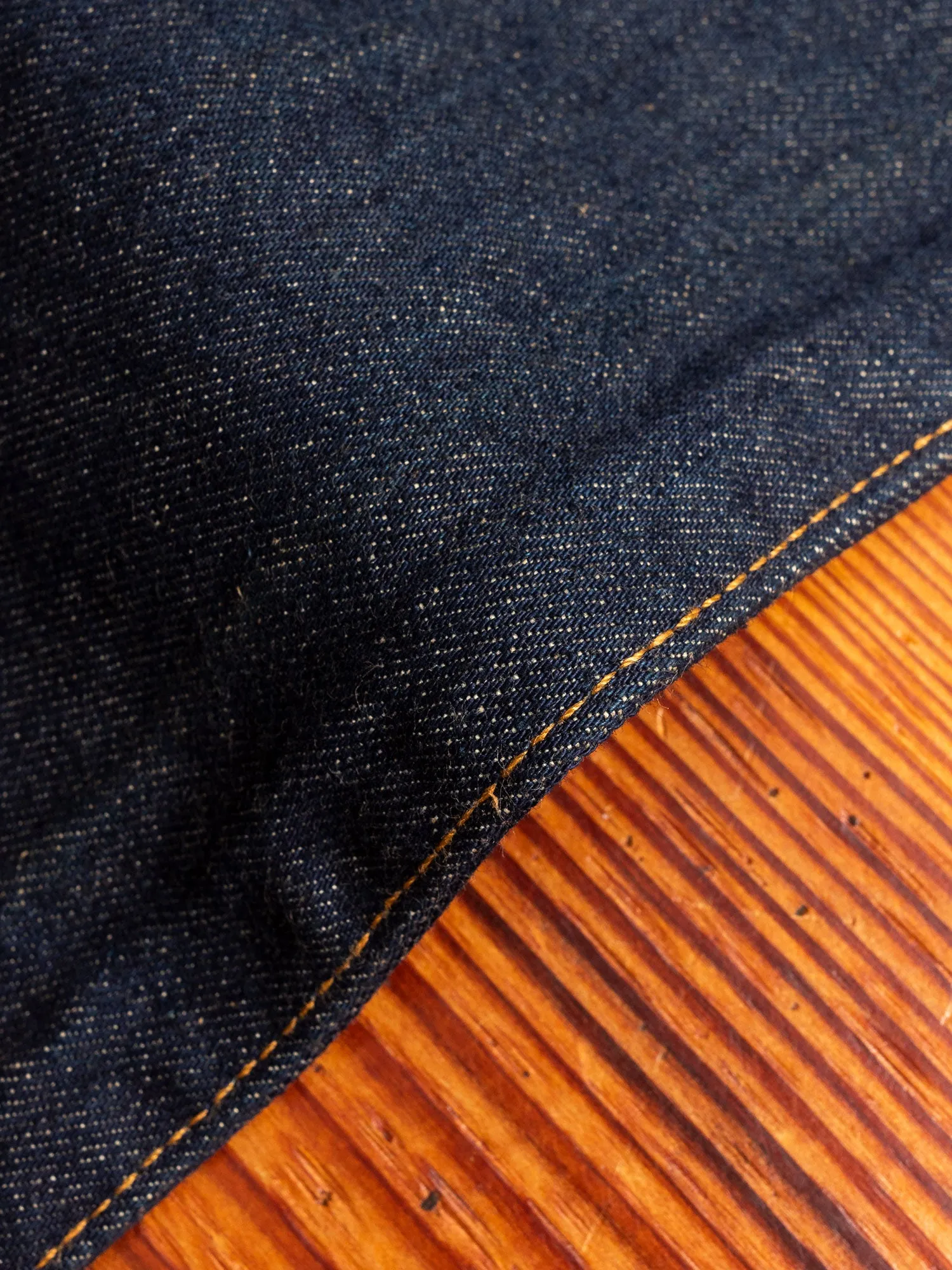 15oz Rinsed Selvedge Denim - Slim Fit