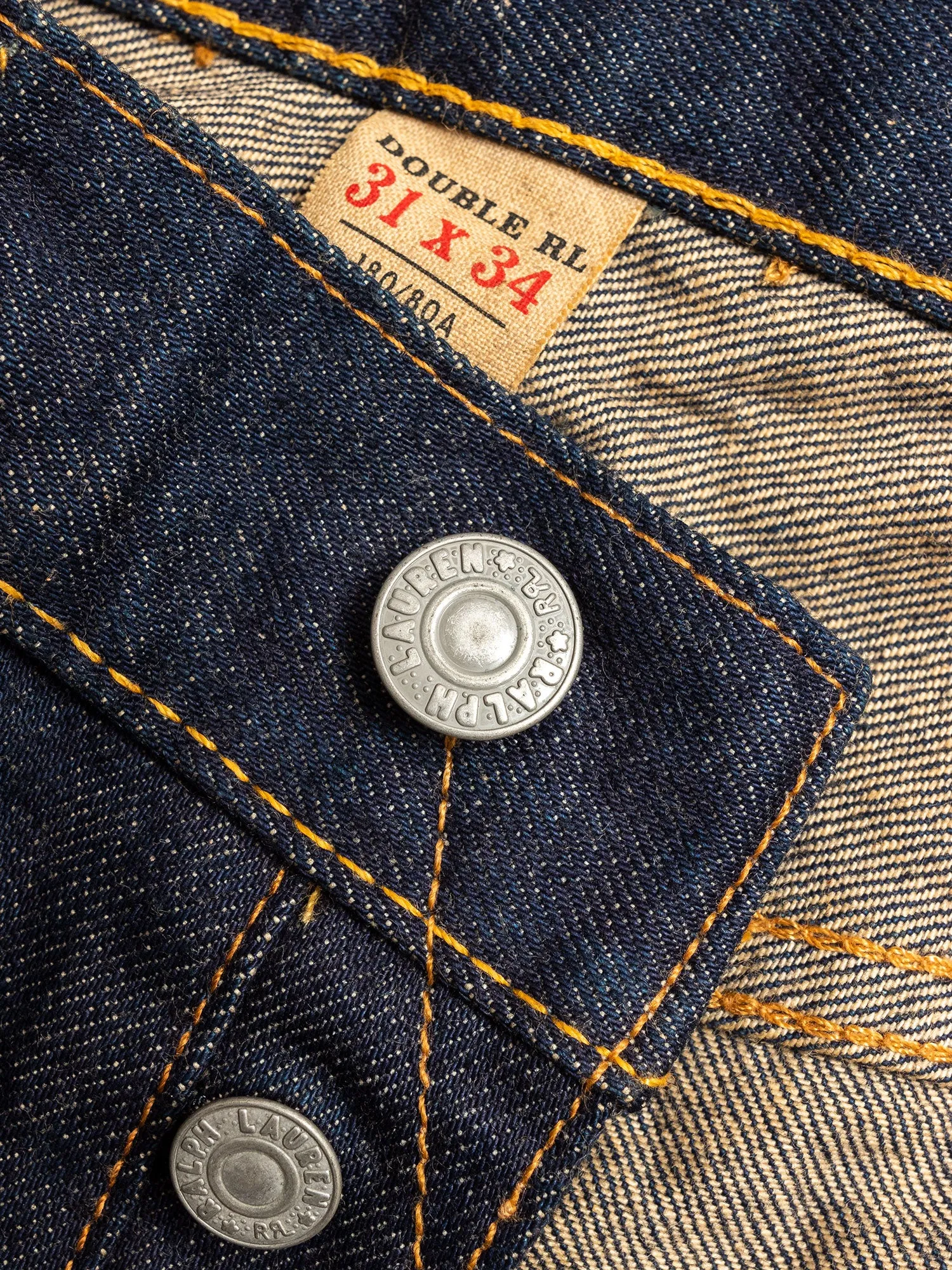 15oz Rinsed Selvedge Denim - Slim Fit