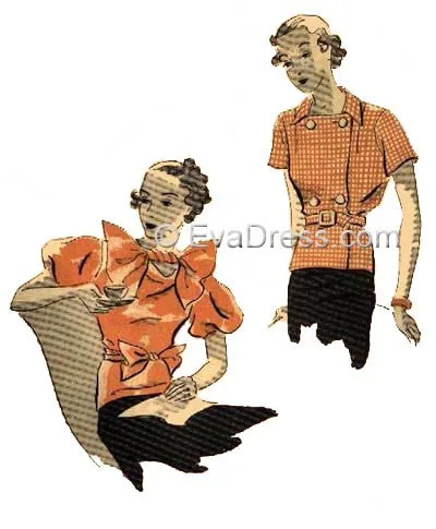 1934 Blouses B30-880