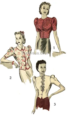 1937 Blouses B30-1806