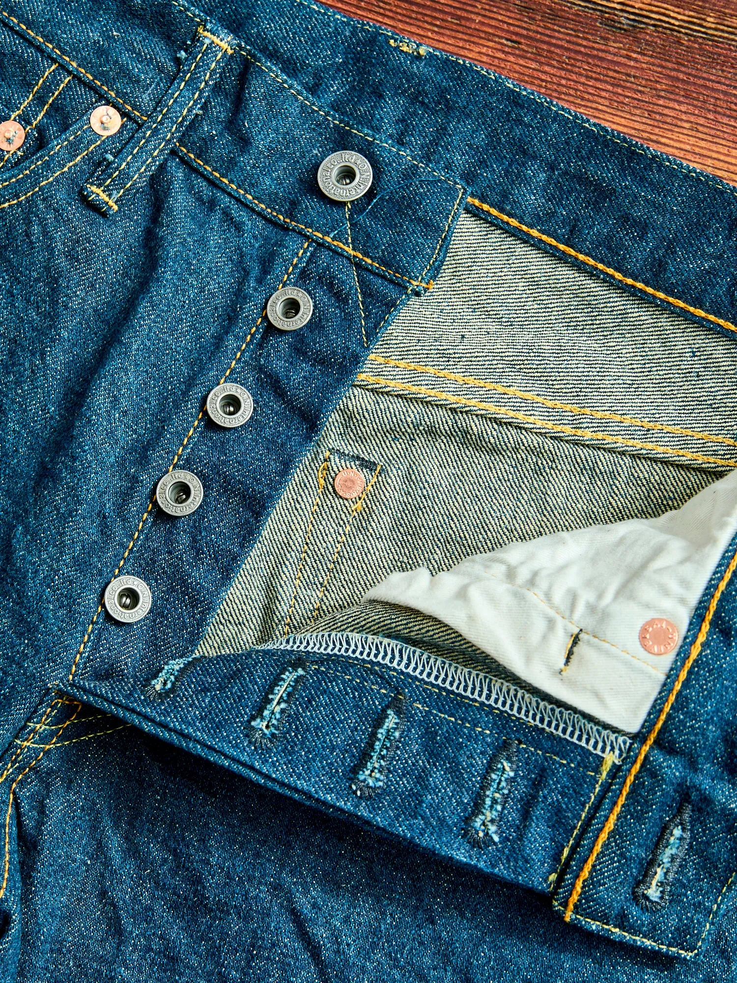 246 "Ishikawadai" 15oz Selvedge Denim - Clean Straight Fit