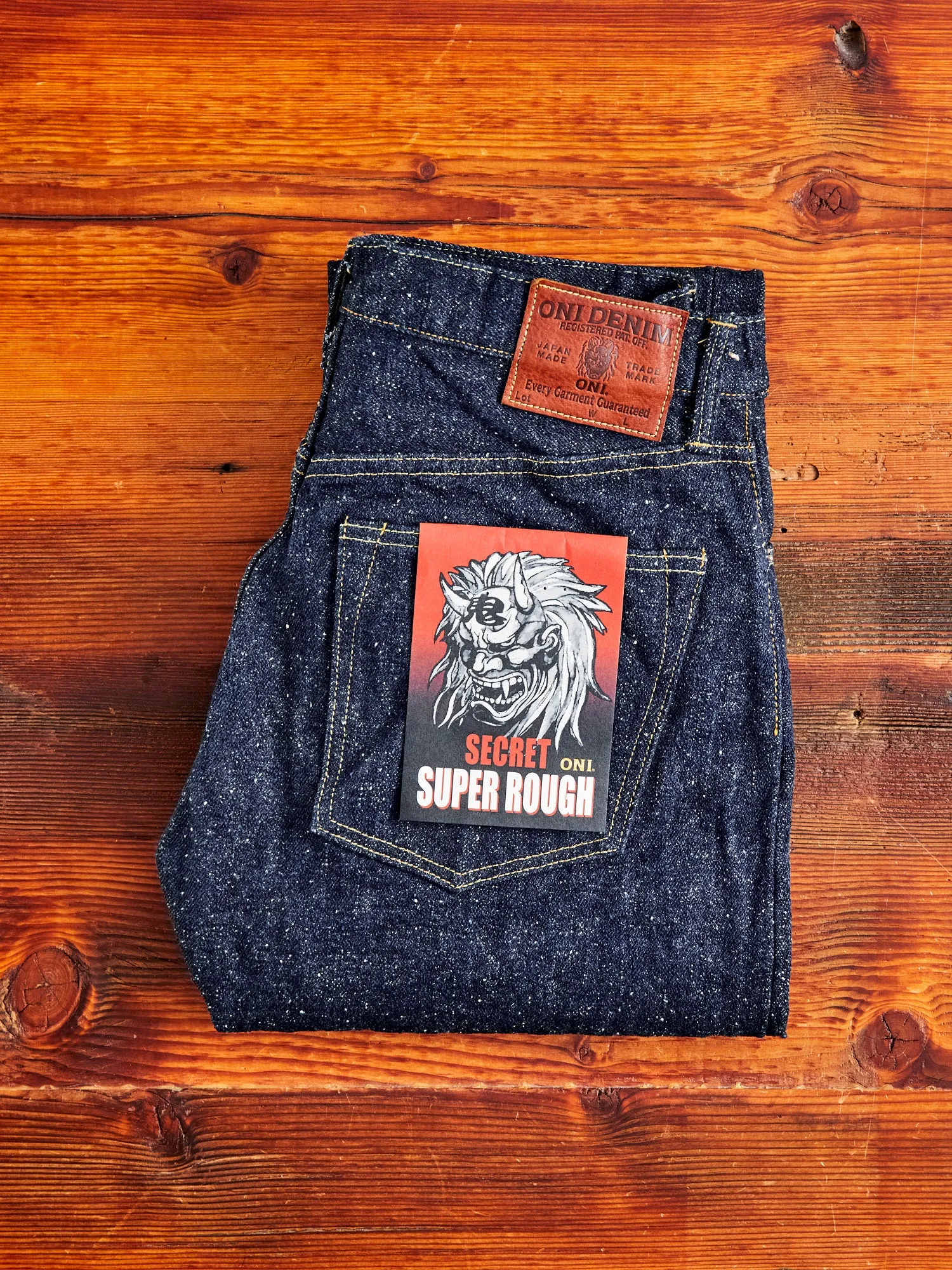 246SESR "Secret Super Rough Denim" 20oz Selvedge Denim - Clean Straight Fit