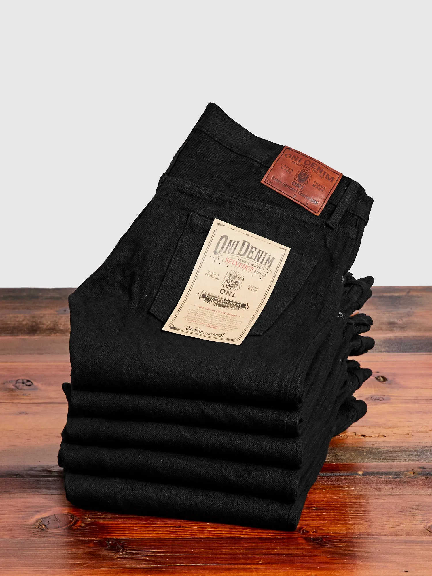 622ZR-BK "Secret Black" 20oz Selvedge Denim - Relaxed Tapered Fit