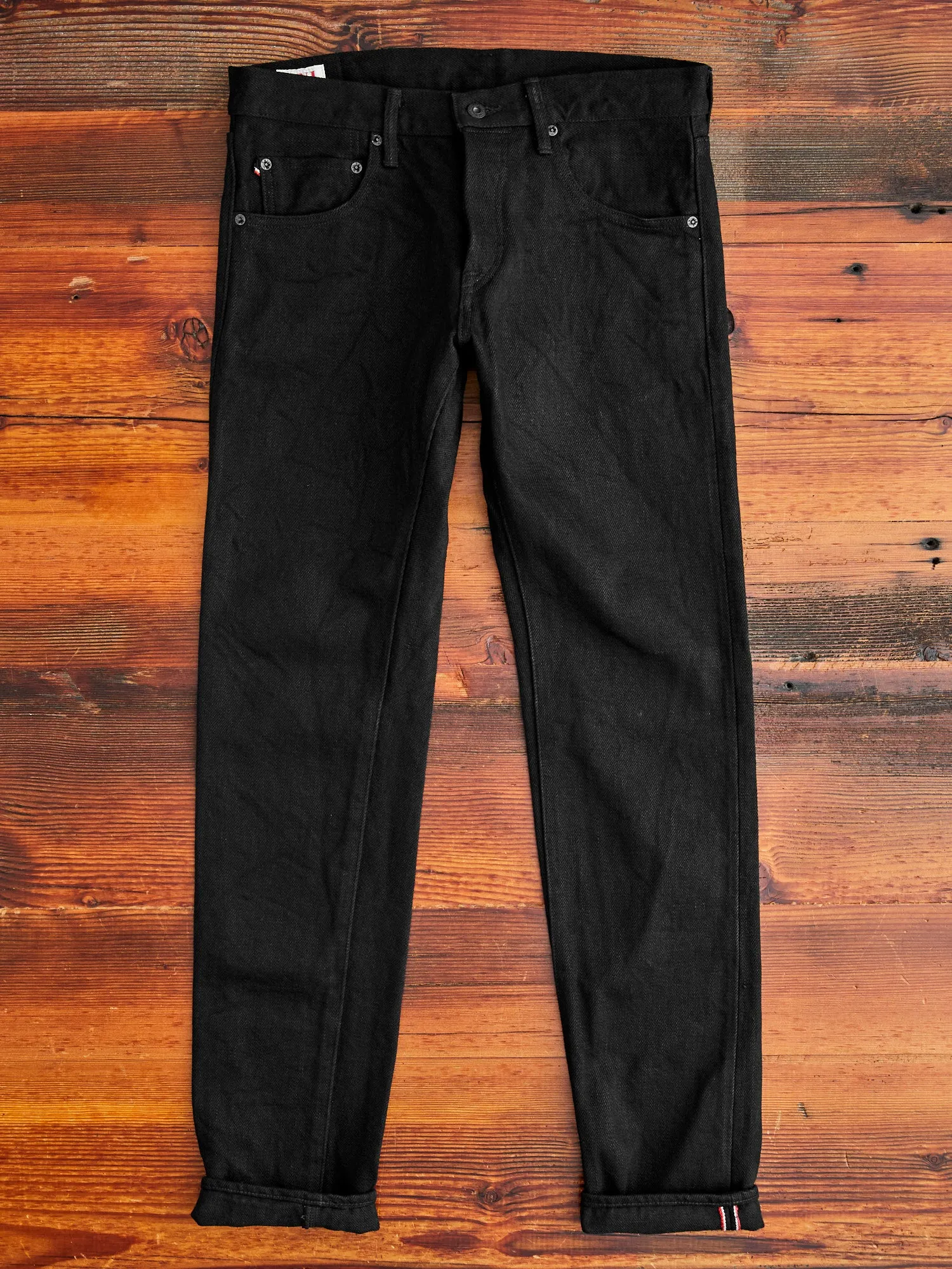 622ZR-BK "Secret Black" 20oz Selvedge Denim - Relaxed Tapered Fit