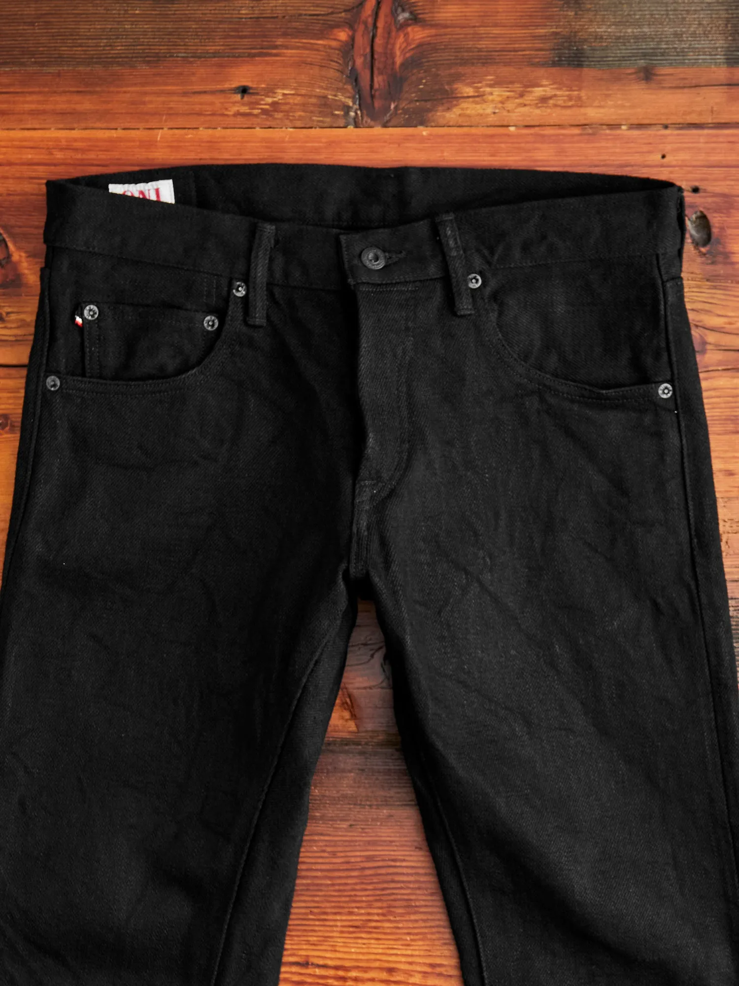 622ZR-BK "Secret Black" 20oz Selvedge Denim - Relaxed Tapered Fit