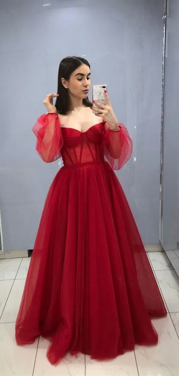 A-line Popular Prom Dresses, School Evening Party Long Prom Dresses, 2020 Prom Dresses