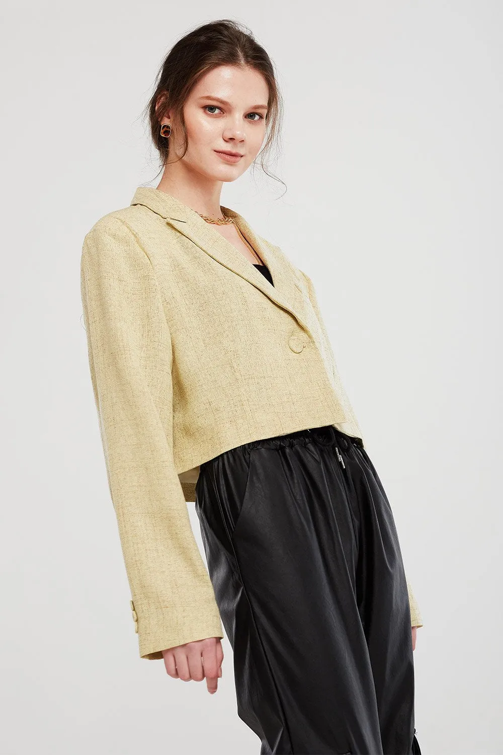 Ashley Cropped Tweed Jacket