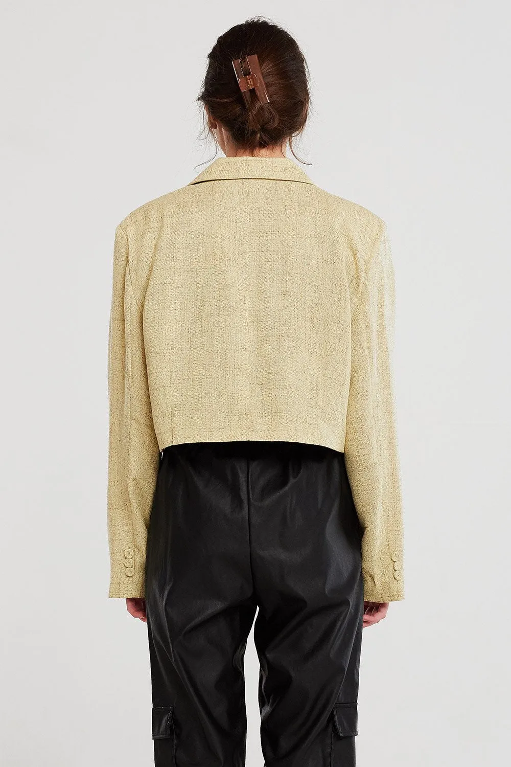 Ashley Cropped Tweed Jacket