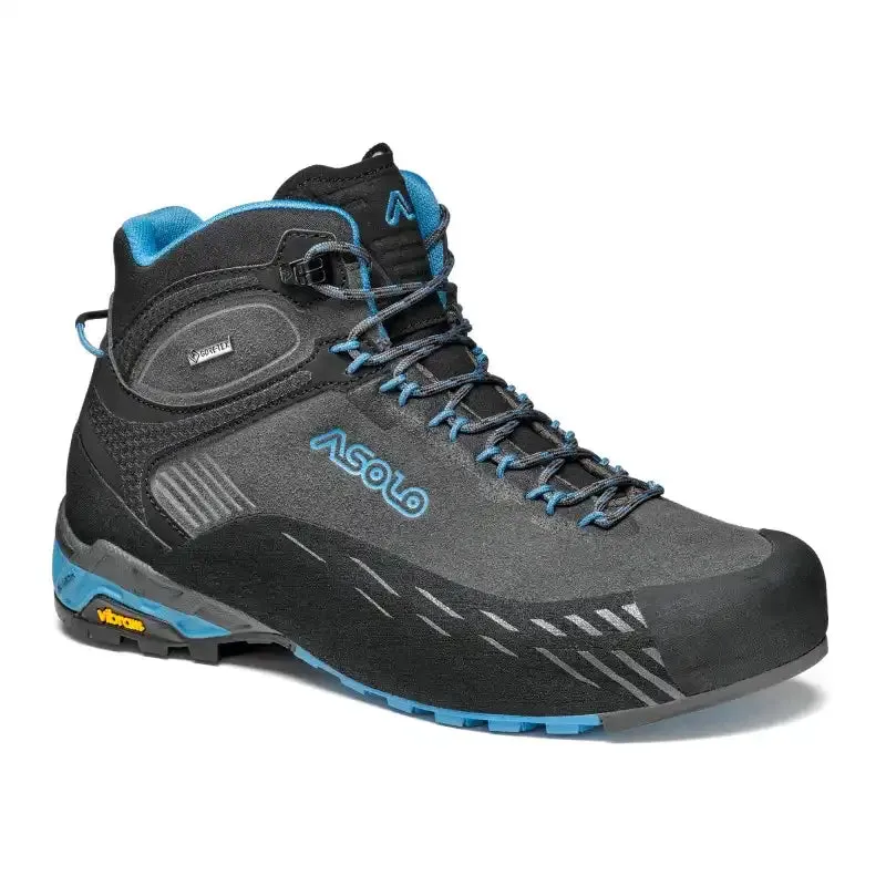 Asolo Eldo Mid Leather GV Womens Hiking Boot - Graphite/Blue Moon