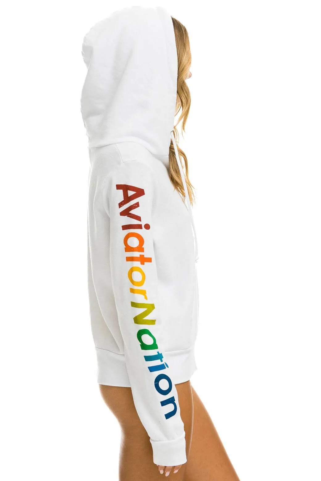 AVIATOR NATION ASPEN HOODIE - WHITE