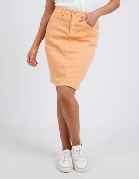 Belle Denim Skirt Mango Tango