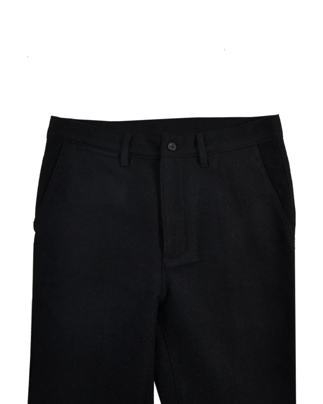 Black Winter Pant in Recycled Wool