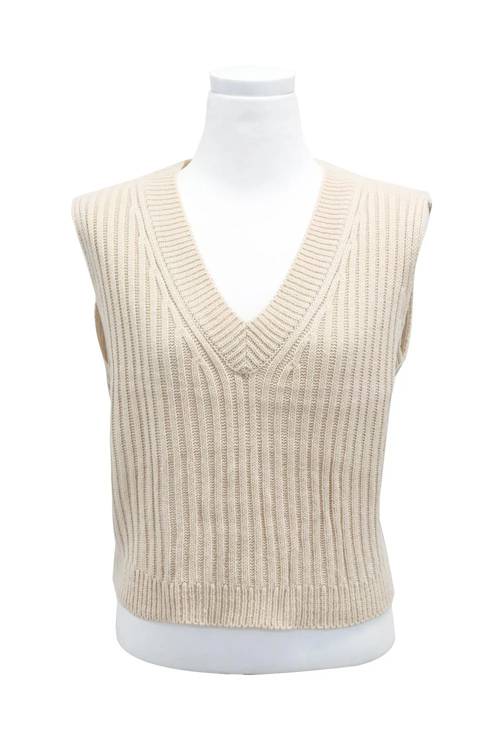 Blakely Ribbed Knit Crop Vest