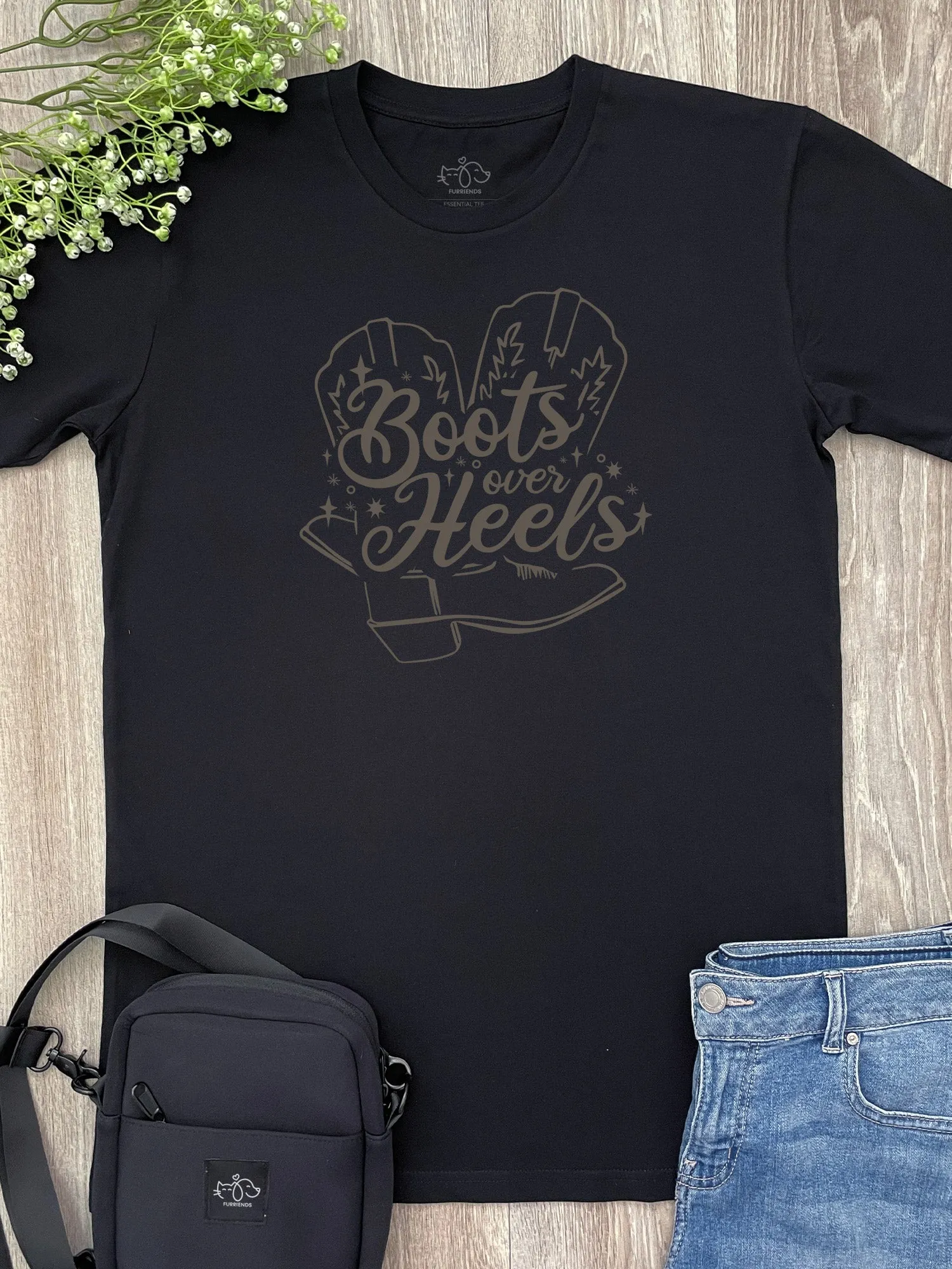 Boots Over Heels Essential Unisex Tee