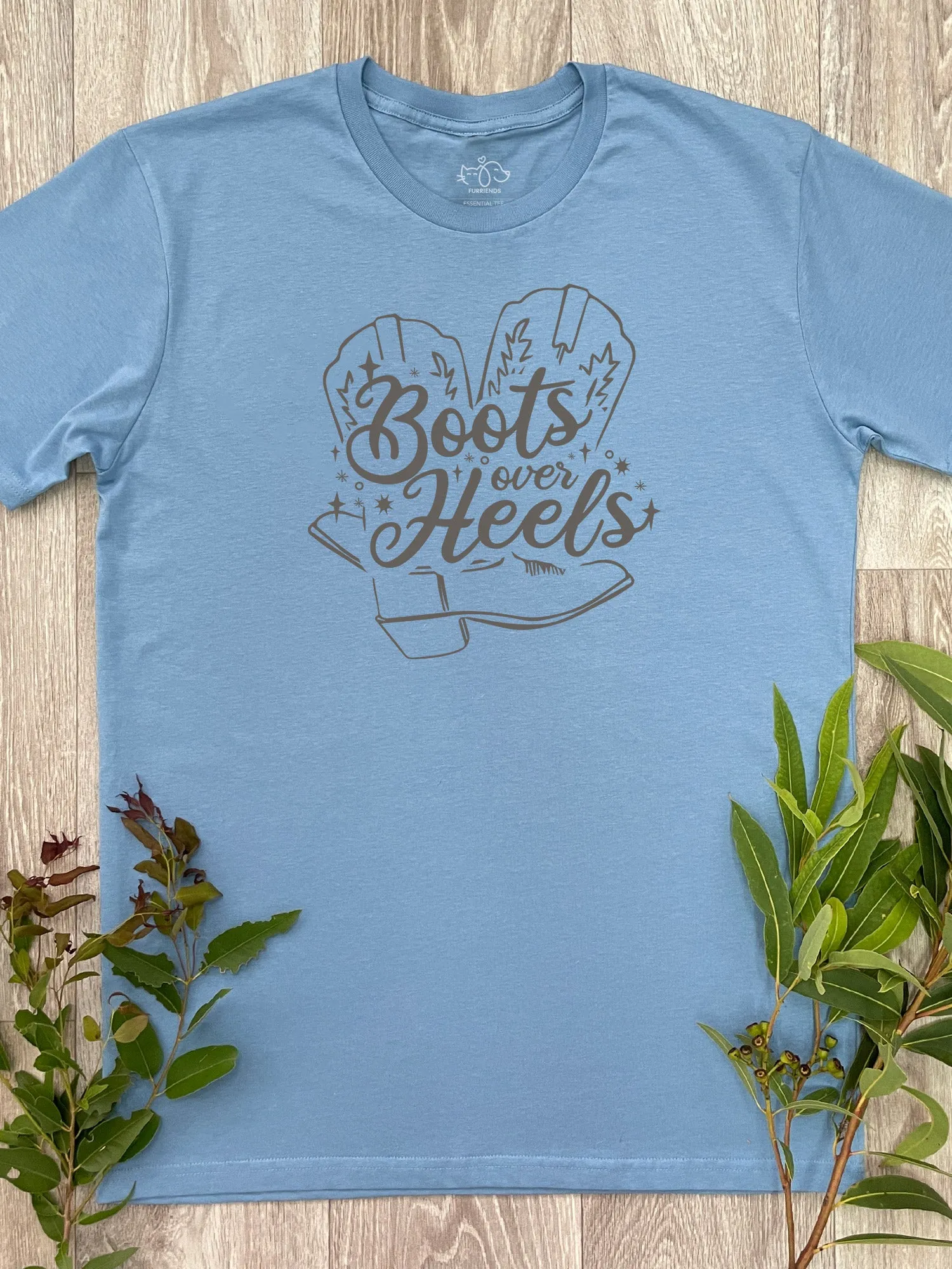 Boots Over Heels Essential Unisex Tee