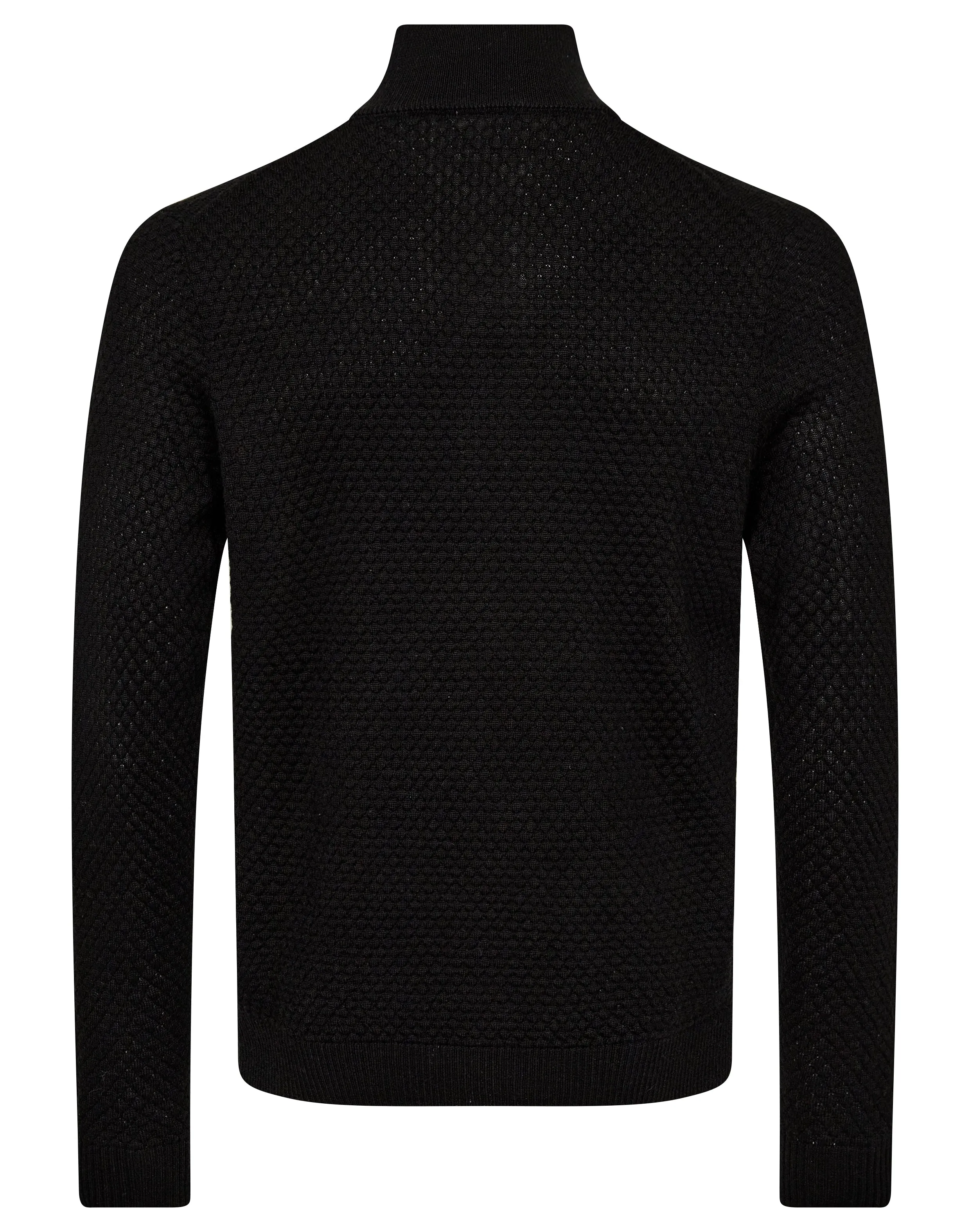 Bruun & Stengade Sweater 1/2 Zip | Black