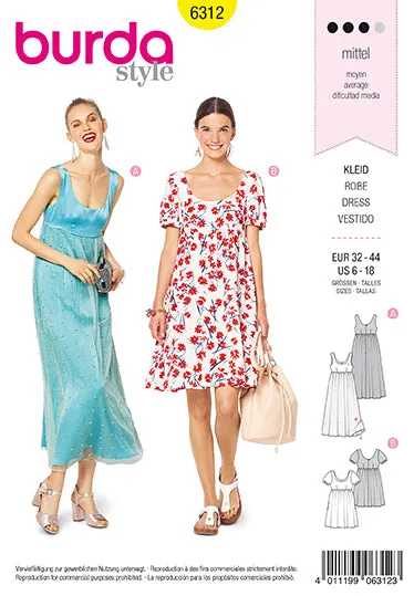 Burda Dresses 6312