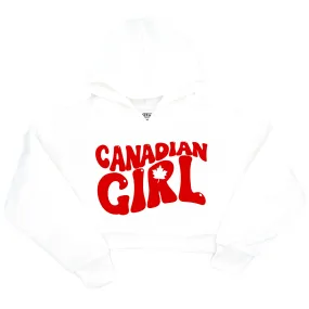 CANADIAN GIRL - Cropped Hoodie (PERSONALIZED OPTIONAL)