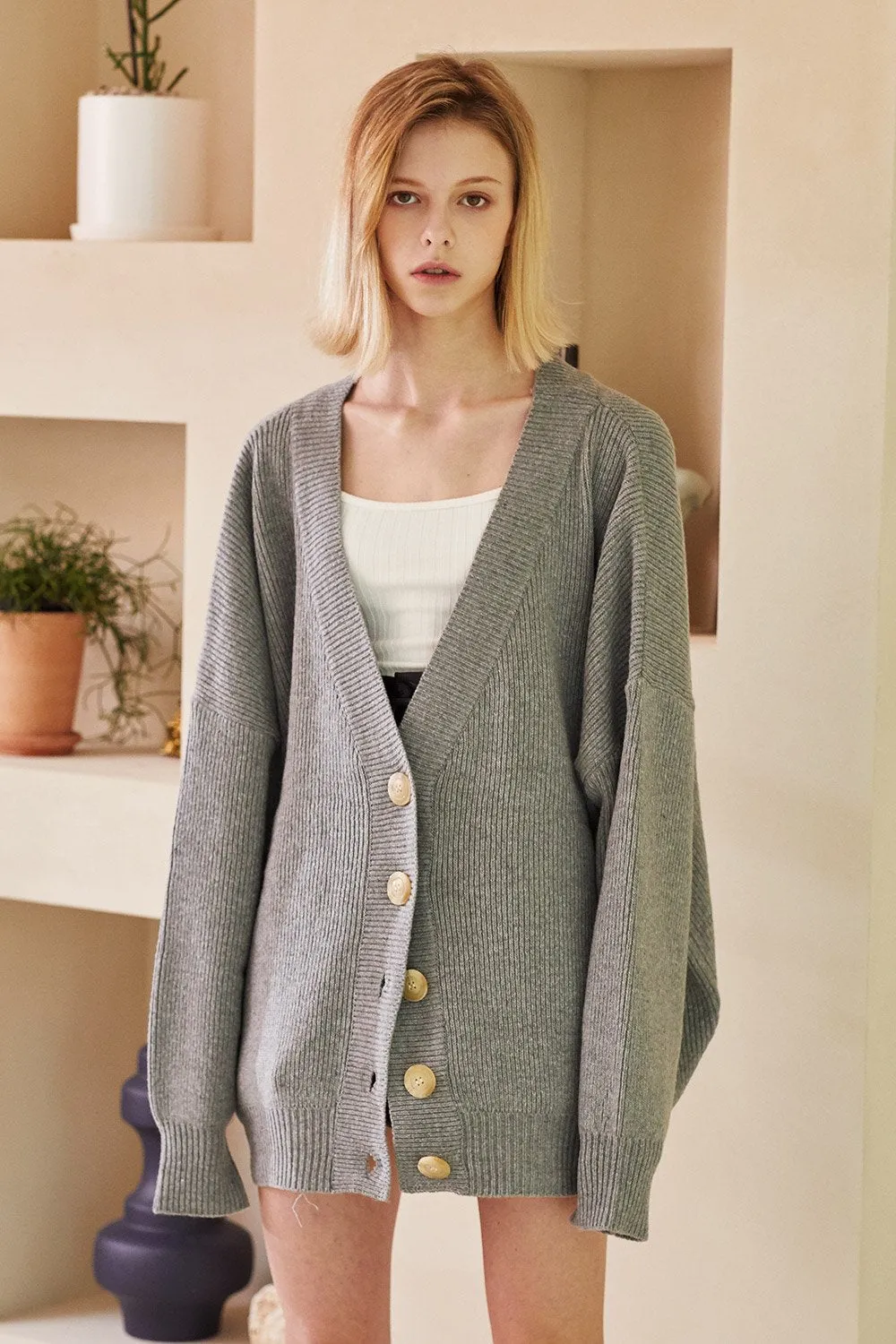 Charlotte Boxy Sweater Cardigan