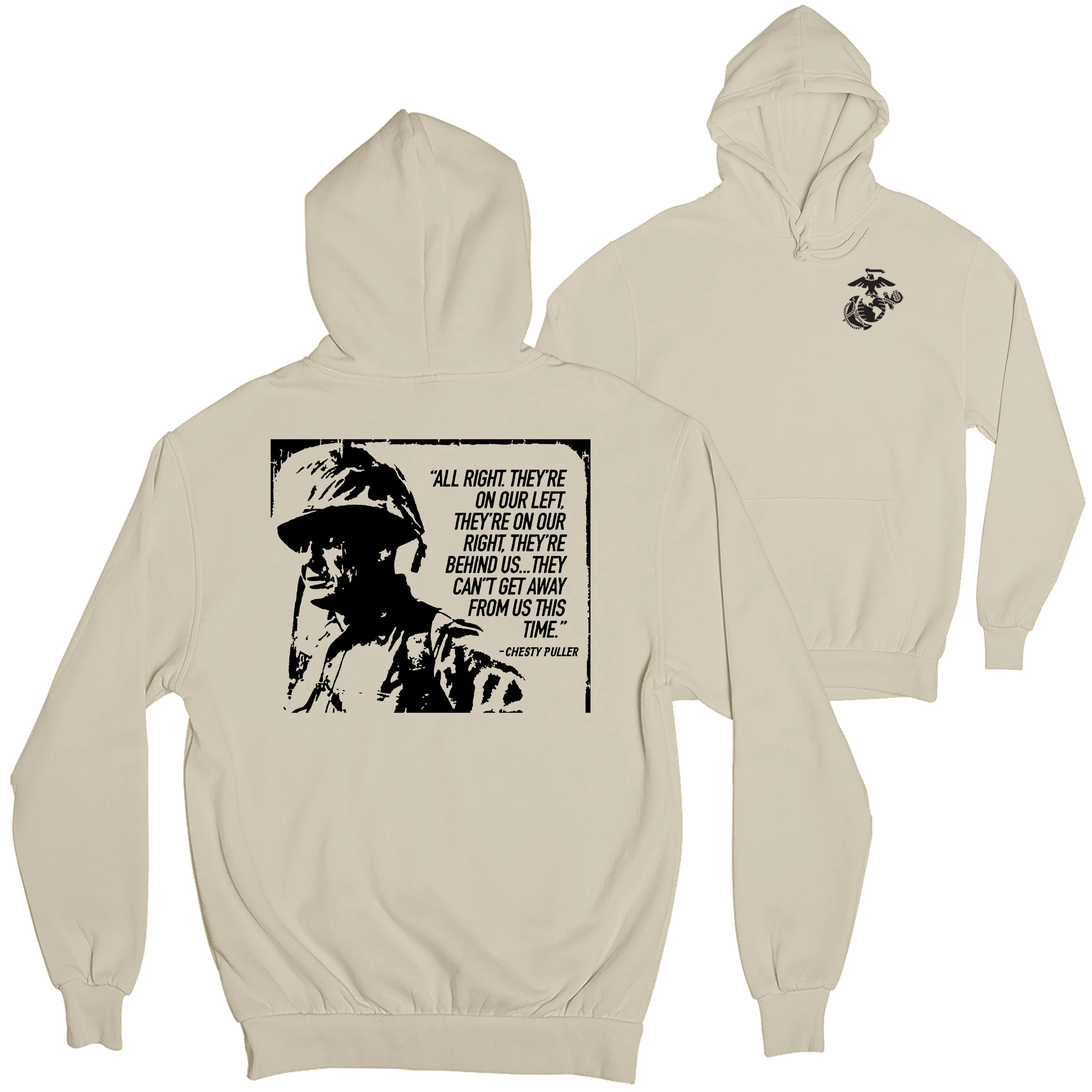 Chesty Puller Quote Hoodie