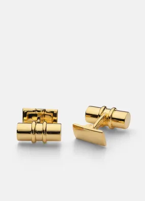 Cufflinks | Black Tie Collection | Gold Bar