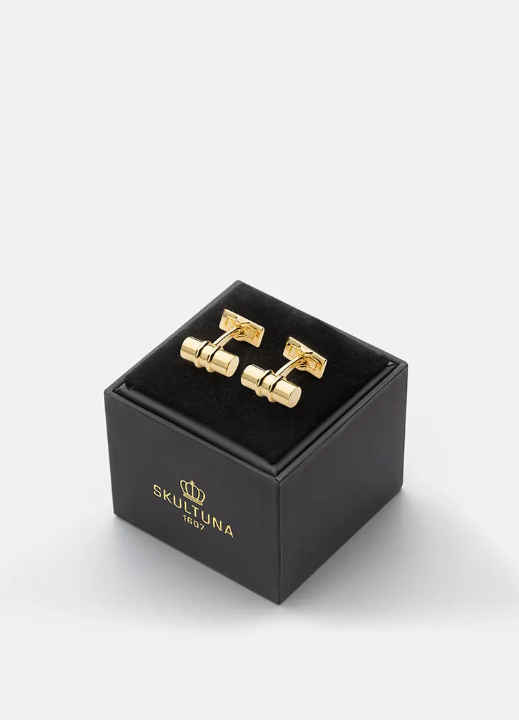 Cufflinks | Black Tie Collection | Gold Bar