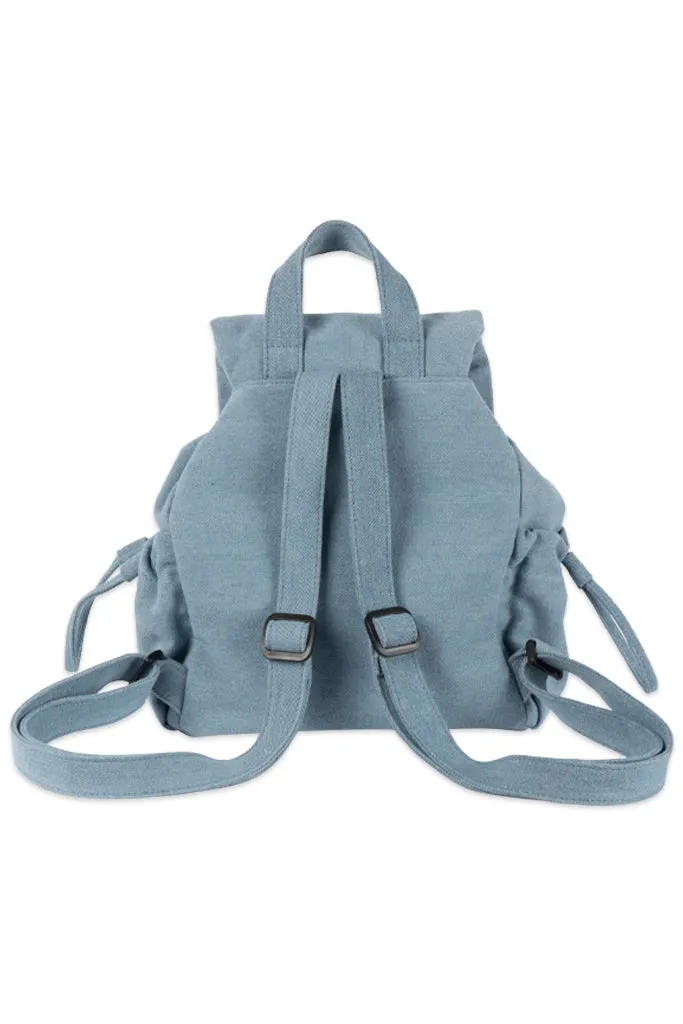 Denim Back Pack _ 148834 _ Blue Denim