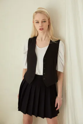 Eloise Button Down Vest