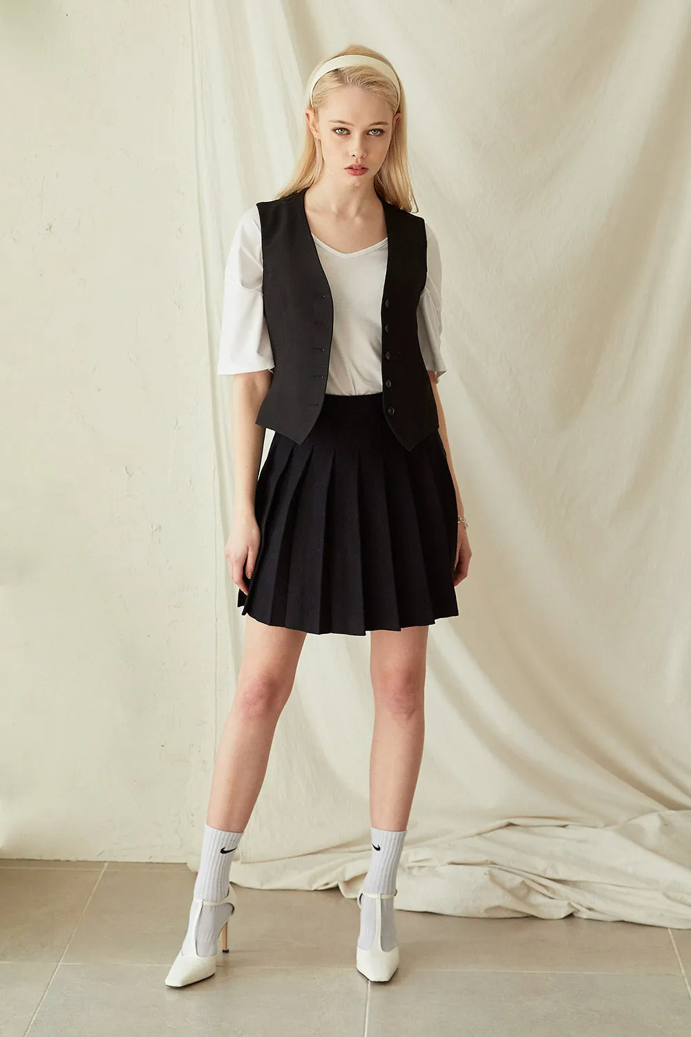 Eloise Button Down Vest