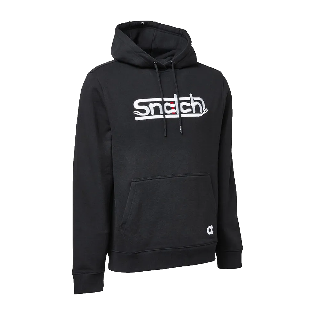 Embroidered Snatch Hoodie Black