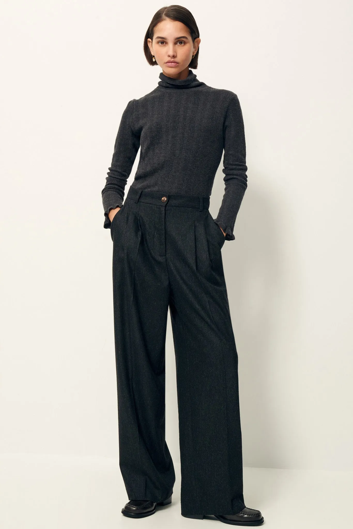 Emilio Trousers Stoneblack