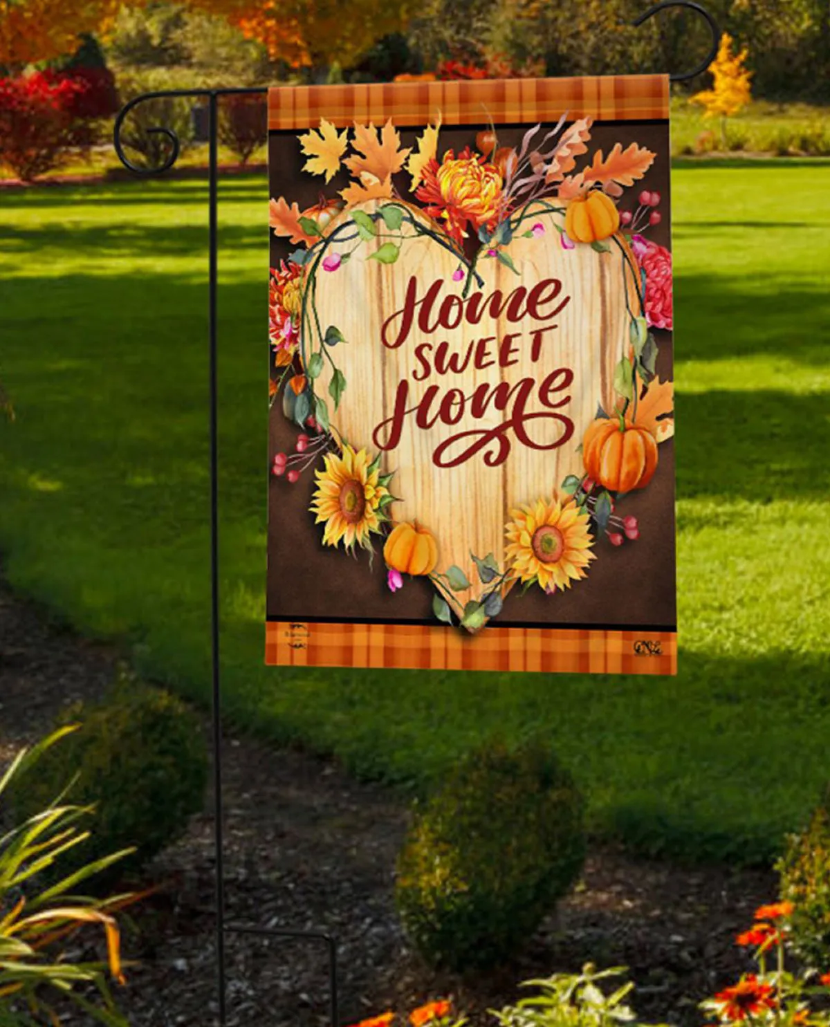 Fall Home Sweet Home Garden flag