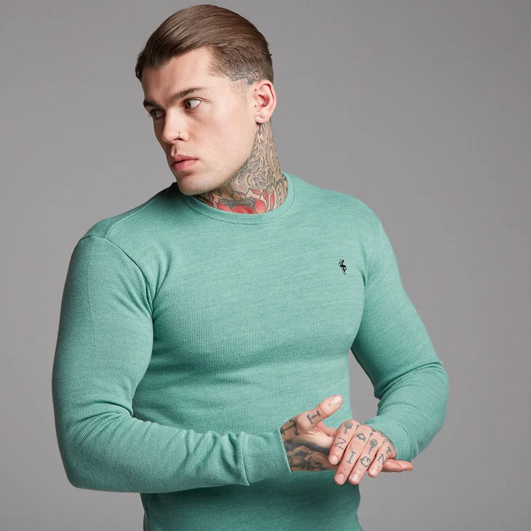 Father Sons Classic Green Super Slim Sweater - FSH233