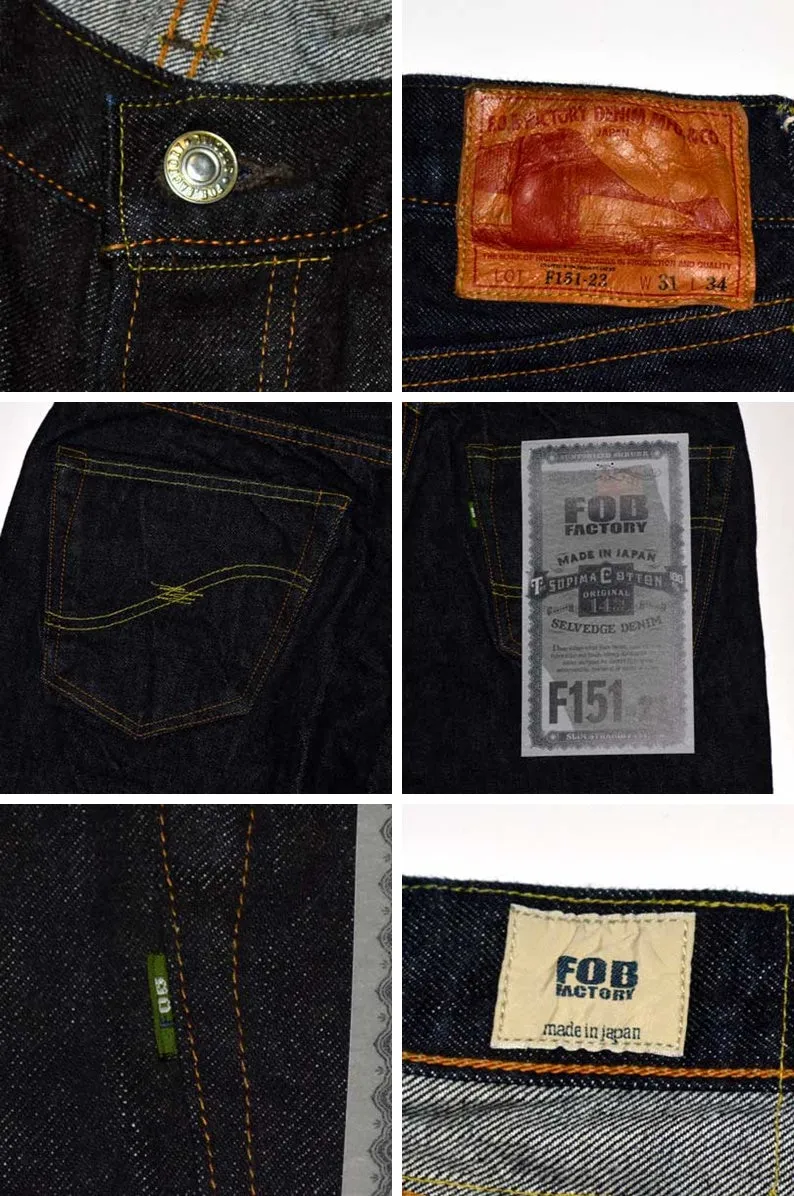 FOB FACTORY "F151-23" Selvedge XX Model 5P