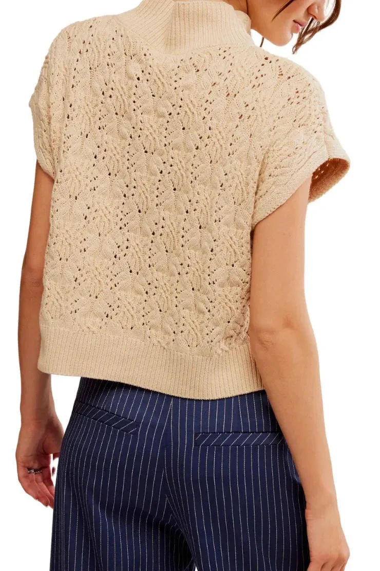 Free People Vickie Mock Neck Sweater