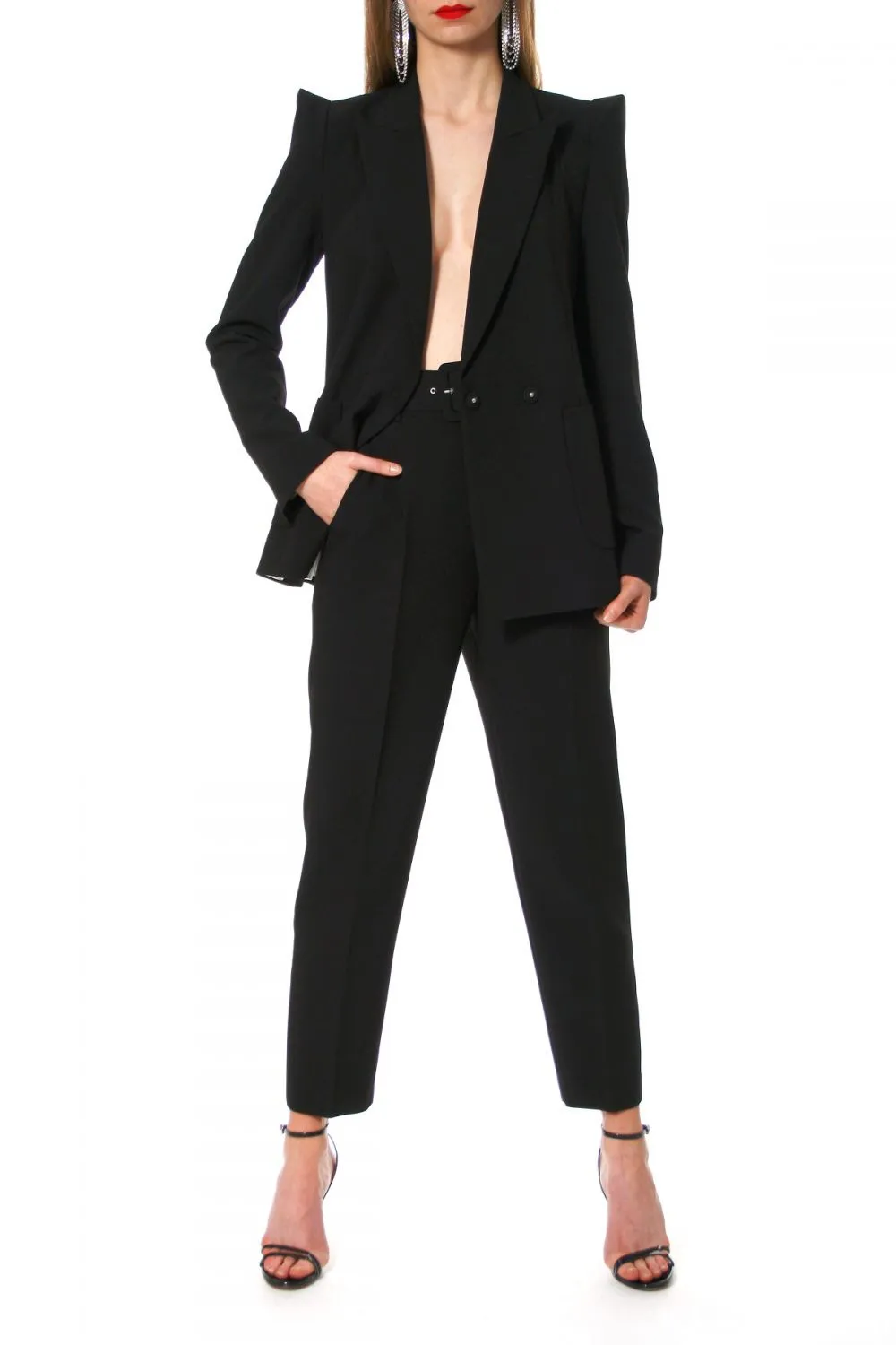 FUTURISTIC BLAZER "SAMANTHA" IN BLACK