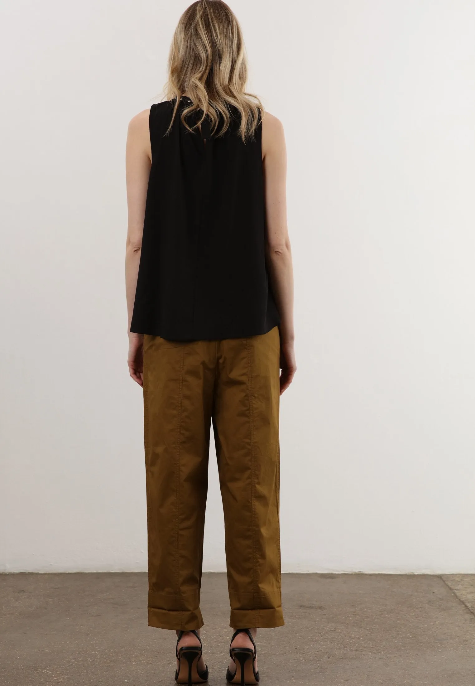 GLEAM TROUSERS ECRU OLIVE