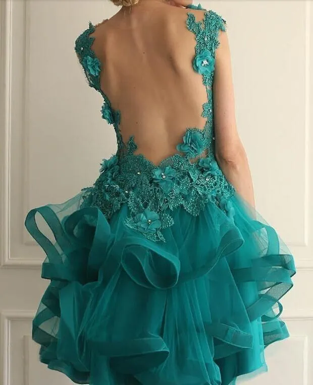 Green Cocktail Dresses / Homecoming Dresses