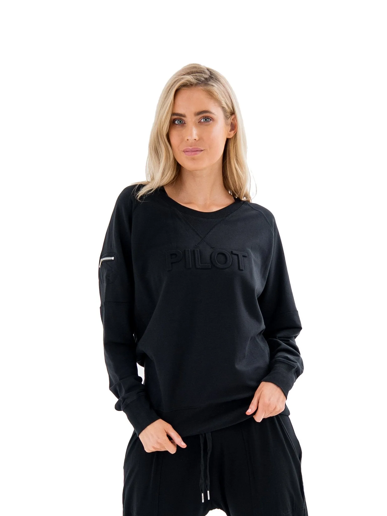 HANNA RELAX SWEATER - BLACK