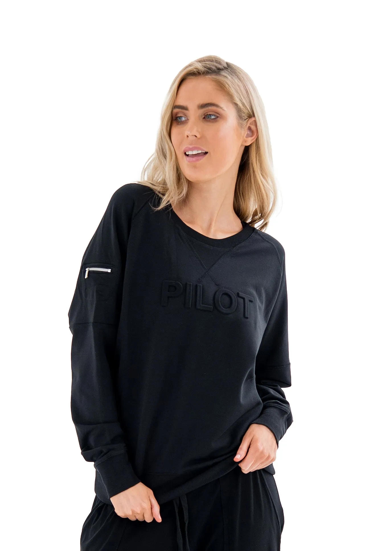 HANNA RELAX SWEATER - BLACK