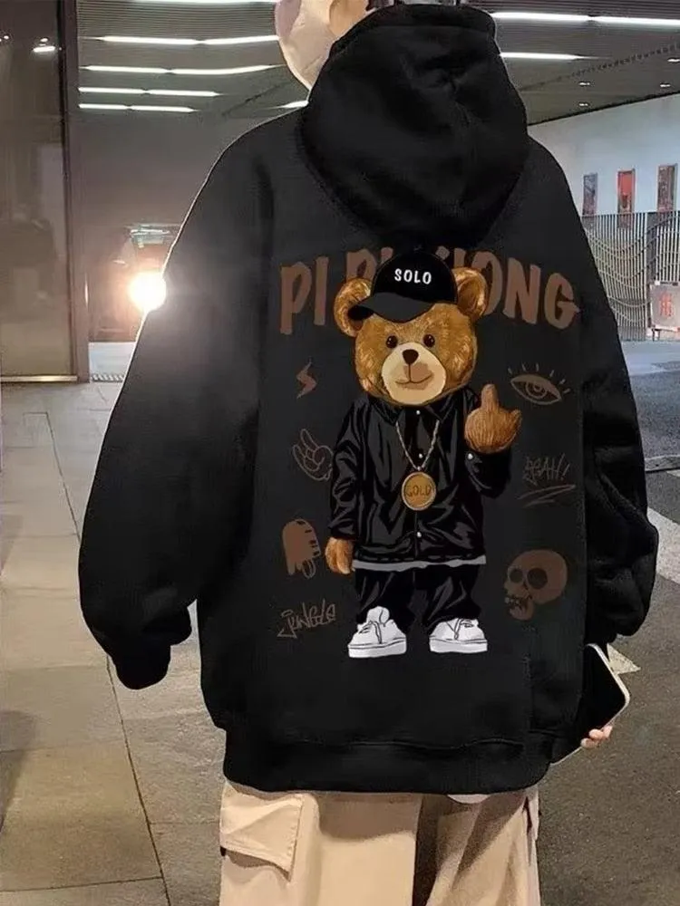 Hip Hop Teddy Hoodie