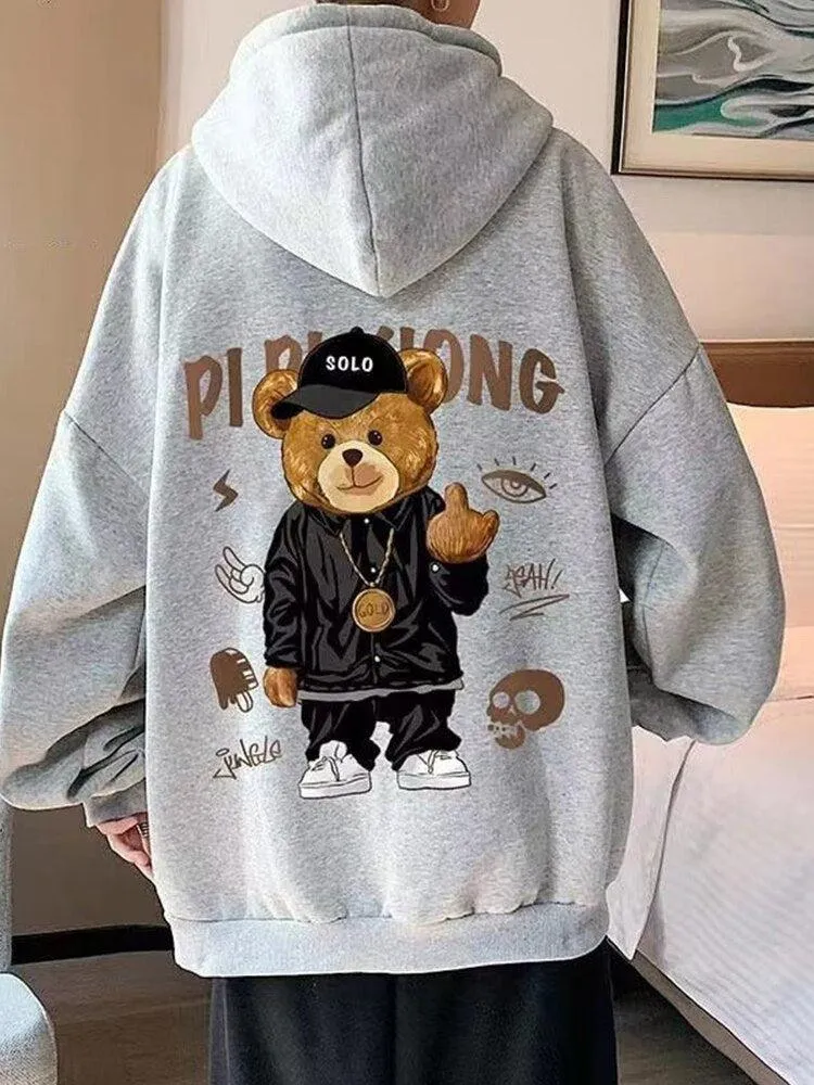 Hip Hop Teddy Hoodie