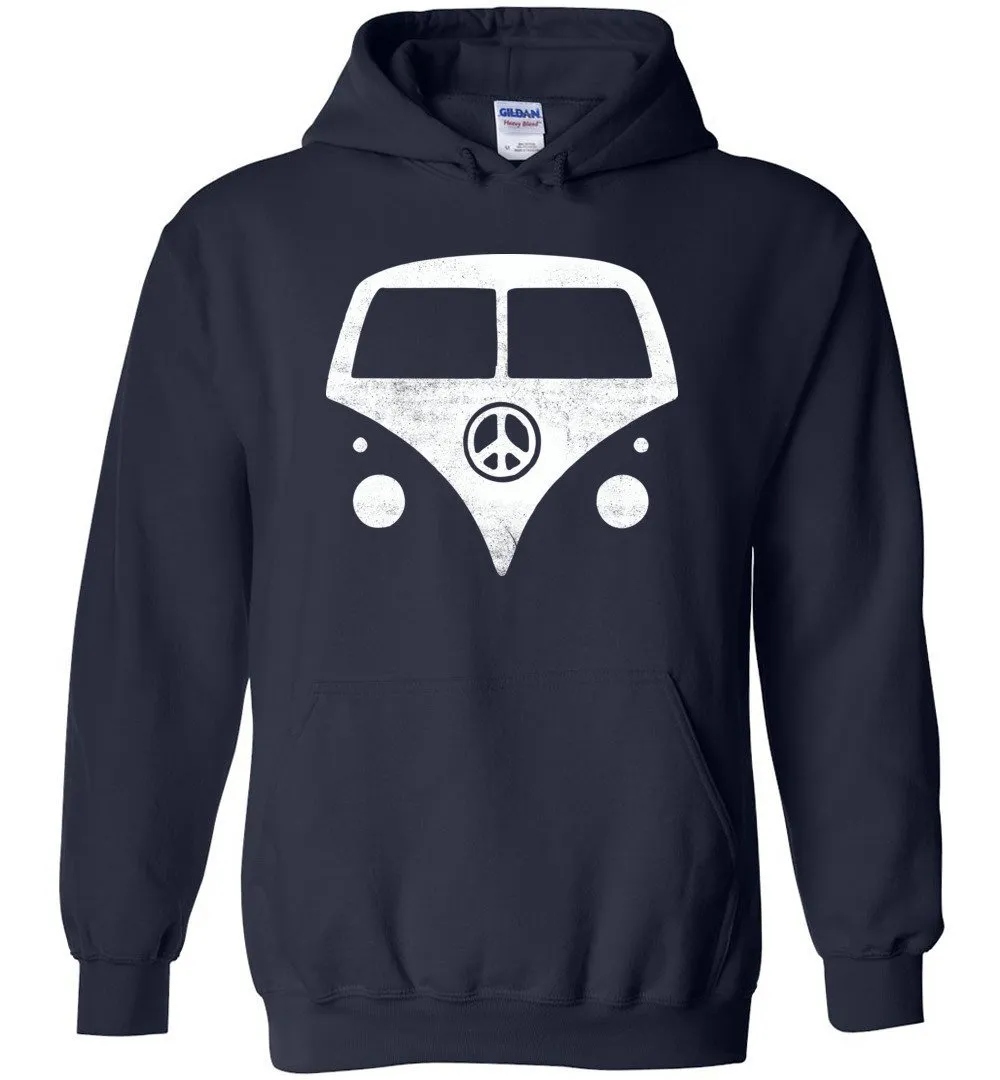 Hippie Van- Heavy Blend Hoodie