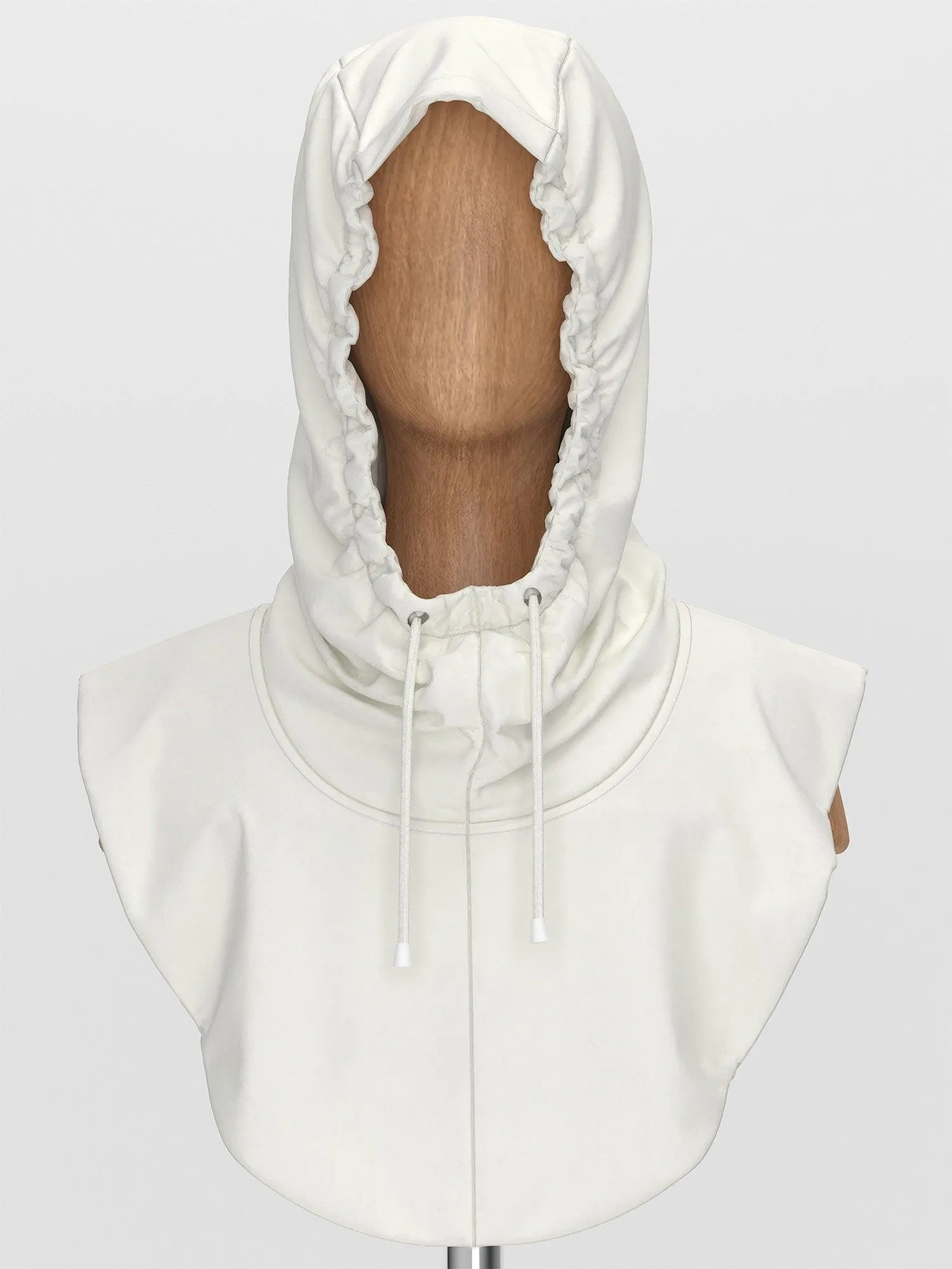 HOODED MOCK COLLAR PATTERN